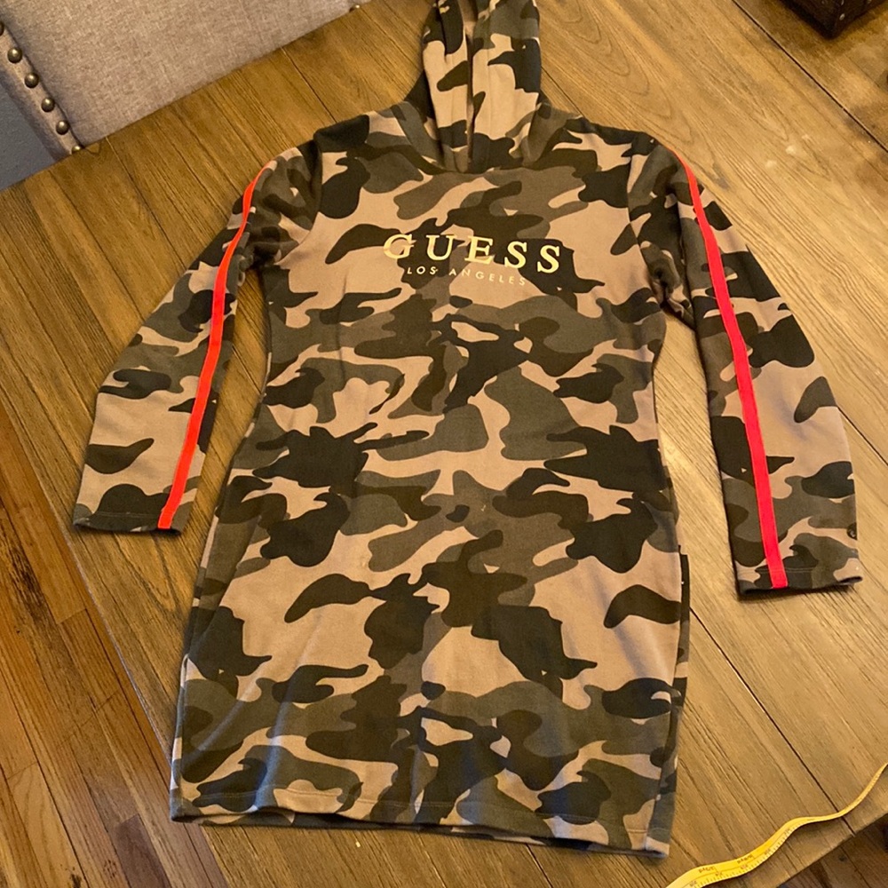 Guess sweatshirt dress with hood. Very comfortable
